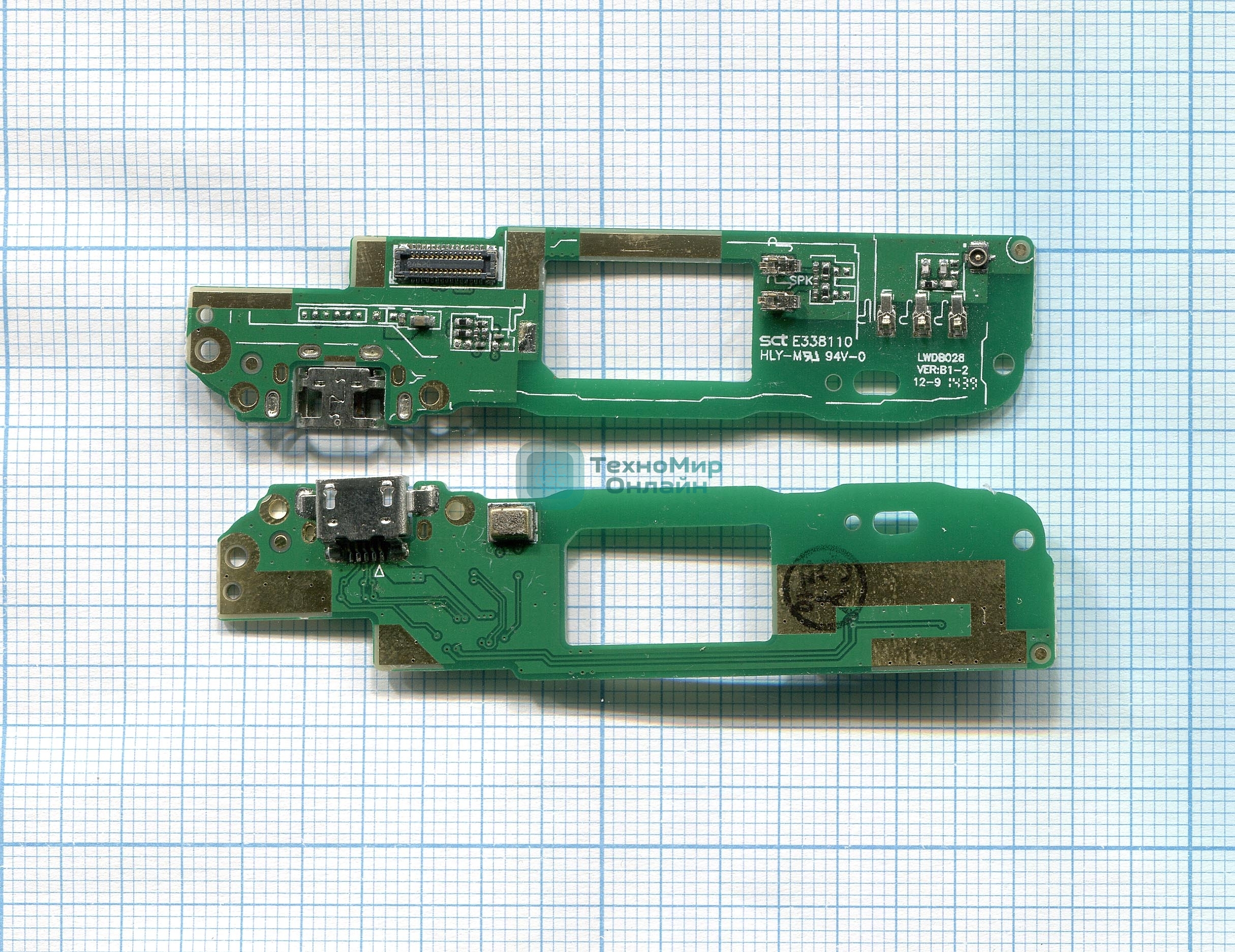 Плата разъема питания с микрофоном для HTC Desire 816G