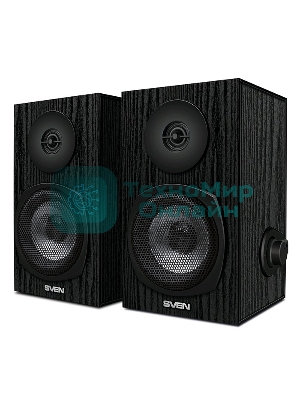 Акустическая система SVEN SPS-575 2.0 черный 6Вт