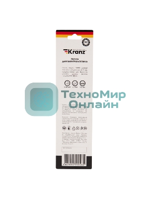 Пилка для электролобзика по дереву Kranz T344D 152 мм 6 зубьев на дюйм 8-100 мм (2 шт./уп.)