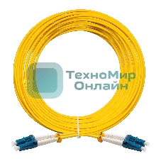 Патч-корд волоконно-оптический ExeGate FC-D-9-LC-LC-15M-LSZH (Шнур ВО SM 9/125 (OS2/G.652.D), LC/UPC-LC/UPC, Duplex, LSZH, 15м)