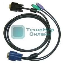 Переключатель D-Link DKVM-IPCB/10 Упаковка 10 кабелей KVM для устройств DKVM-IP1/IP8, длина 1.8м 
