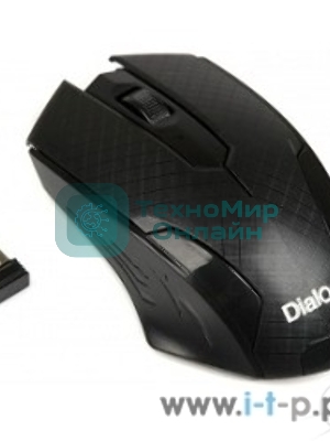 Мышь беспроводная Dialog Pointer MROP-07U черный, 800 dpi, радиоканал, USB, кнопки - 3