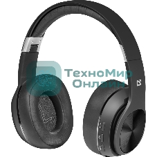 Беспроводные/проводные наушники Defender FreeMotion B540 черный, накладные, Bluetooth + проводной, до 10 ч