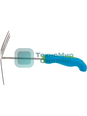 Мотыжка комбинированная Palisad PREMIUM PLUS 70х290 мм, нерж. сталь, двухкомпонентная рукоятка