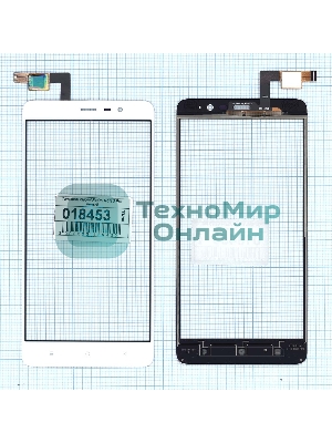 Сенсорное стекло (тачскрин) для Xiaomi Redmi Note 3/Note 3 Pro, белое