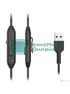 Гарнитура A4Tech Fstyler FH100U белый/черный, проводная