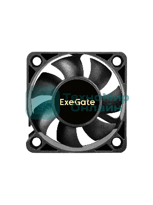 Вентилятор для корпуса ExeGate EX05015B3P черный, 50 мм, 6000 об/мин, 33 дБ, 3 pin