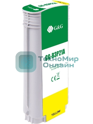 Картридж струйный G&G GG-B3P21A №727 желтый (130 мл) для HP DJ T920/T1500