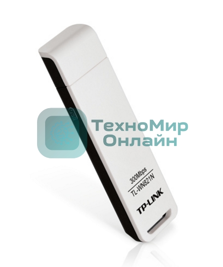 Сетевой адаптер TP-Link TL-WN821N Беспроводной USB адаптер 300 Мбит/с стандарта N