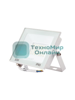 Прожектор Rexant СДО 50 Вт 4000 Лм 2700 K белый корпус