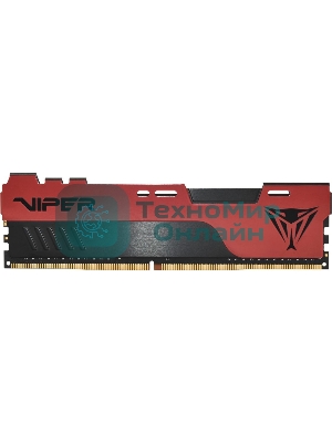 Оперативная память Patriot Viper Elite II, DDR4, 32GB (1x32 GB), 3200 MHz, CL18, DIMM, радиатор, красный, черный