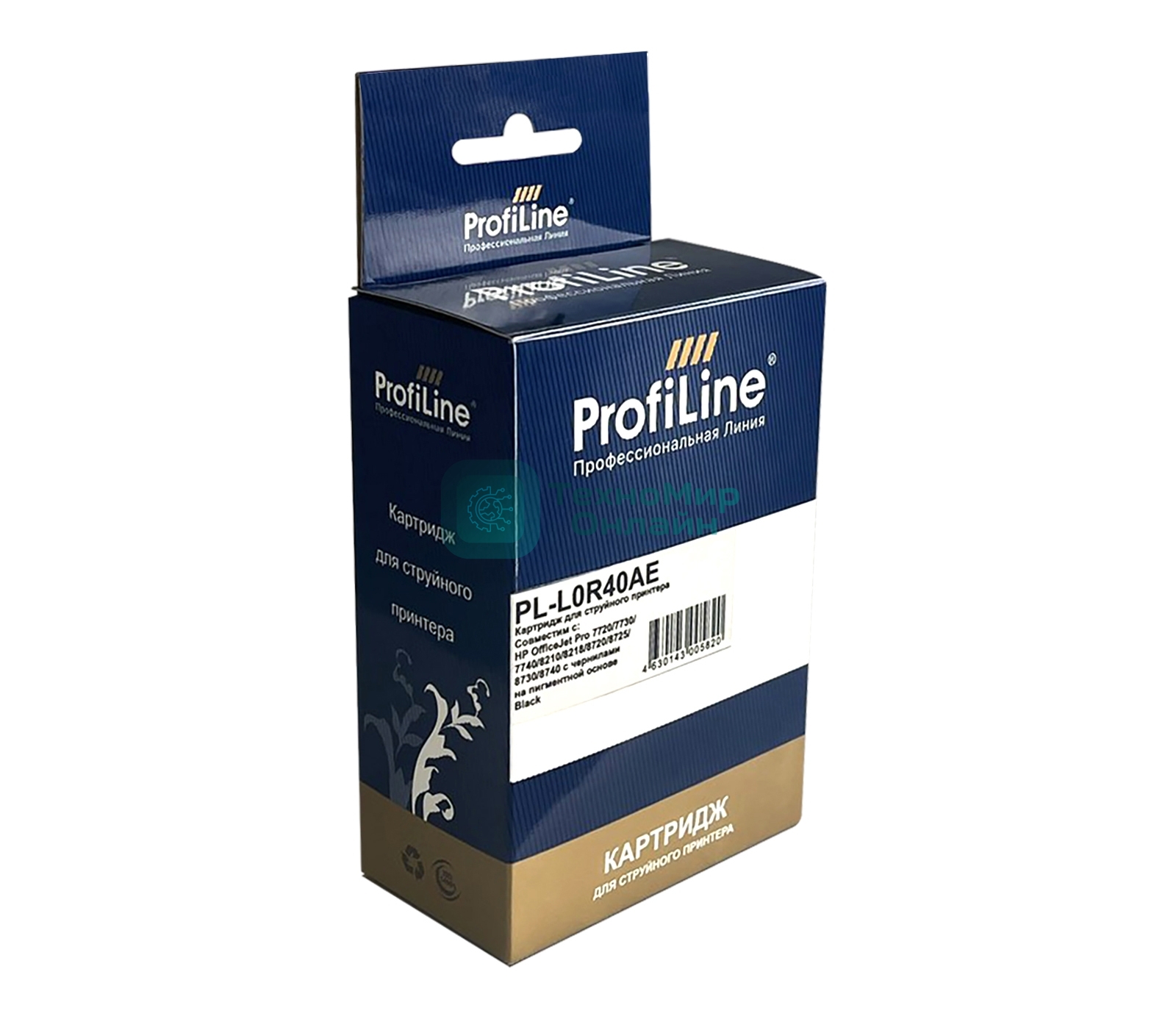 Картридж струйный ProfiLine PL-L0R40AE (957XL) для принтеров HP OfficeJet Pro 7720/7730/7740/8210/8218/8720/8725/8730/8740 с чернилами на пигментной основе Black 10,5 мл