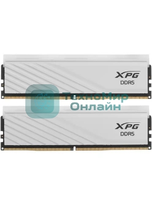Оперативная память XPG Lancer Blade, DDR5, 32GB (2x16GB), 6000MHz, CL30, DIMM, с радиаторами, RGB, белый