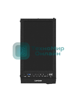 Компьютерный корпус Miditower ExeGate EVO-9211-800NPX (ATX, БП 800NPX с вент. 12см, с окном, 2хUSB+1хUSB3.0, HD аудио, черный, 1 вент. с RGb подсветкой)