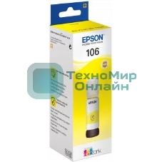 Чернила Epson 106Y C13T00R440 желтый (70 мл) для Epson L7160/7180