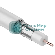 Кабель PROconnect RG-6U, (48%), 75 Ом, 50м., белый