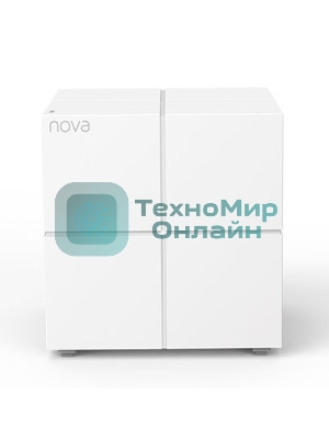 Tenda nova MW6 (3 роутера) АС1200 Двухдиапазонная Wi-Fi Mesh система, 2 порта gigabit ethernet RJ45