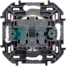 Розетка 2К 16А 250 В слоновая кость