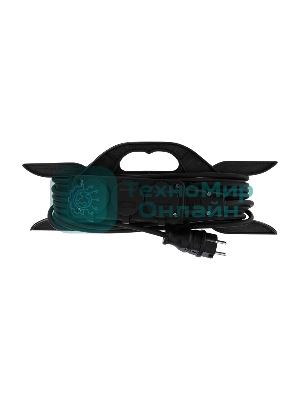 Удлинитель-шнур на рамке Rexant КГ 3х1.5, 10 м, 3 гнезда, морозостойкий, с/з, 16 А, 3500 Вт, IP44 (Сделано в России)