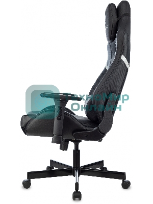Кресло Knight Thunder 5X черный, экокожа, 120 кг, механизм качания