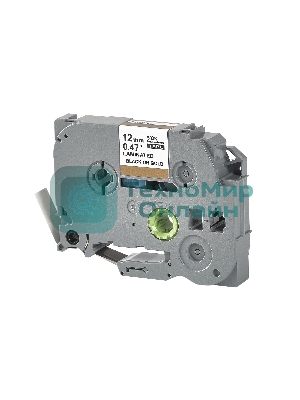 Кассета с лентой S'OK by Sakura Printing TZE831 для Brother, черный на золотом, 12мм/8м, наклейка