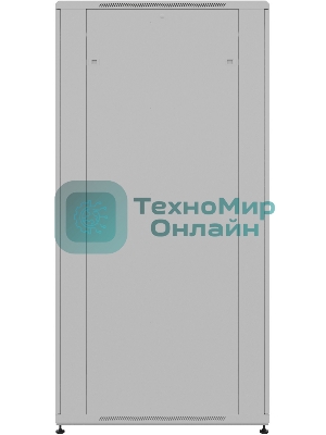 Шкаф серверный NTSS Премиум (NTSS-R42U60100PD/PDD) напольный 42U 600x1000мм пер.дв.перфор. задн.дв.перфор.2-хст. 900кг серый IP20 сталь