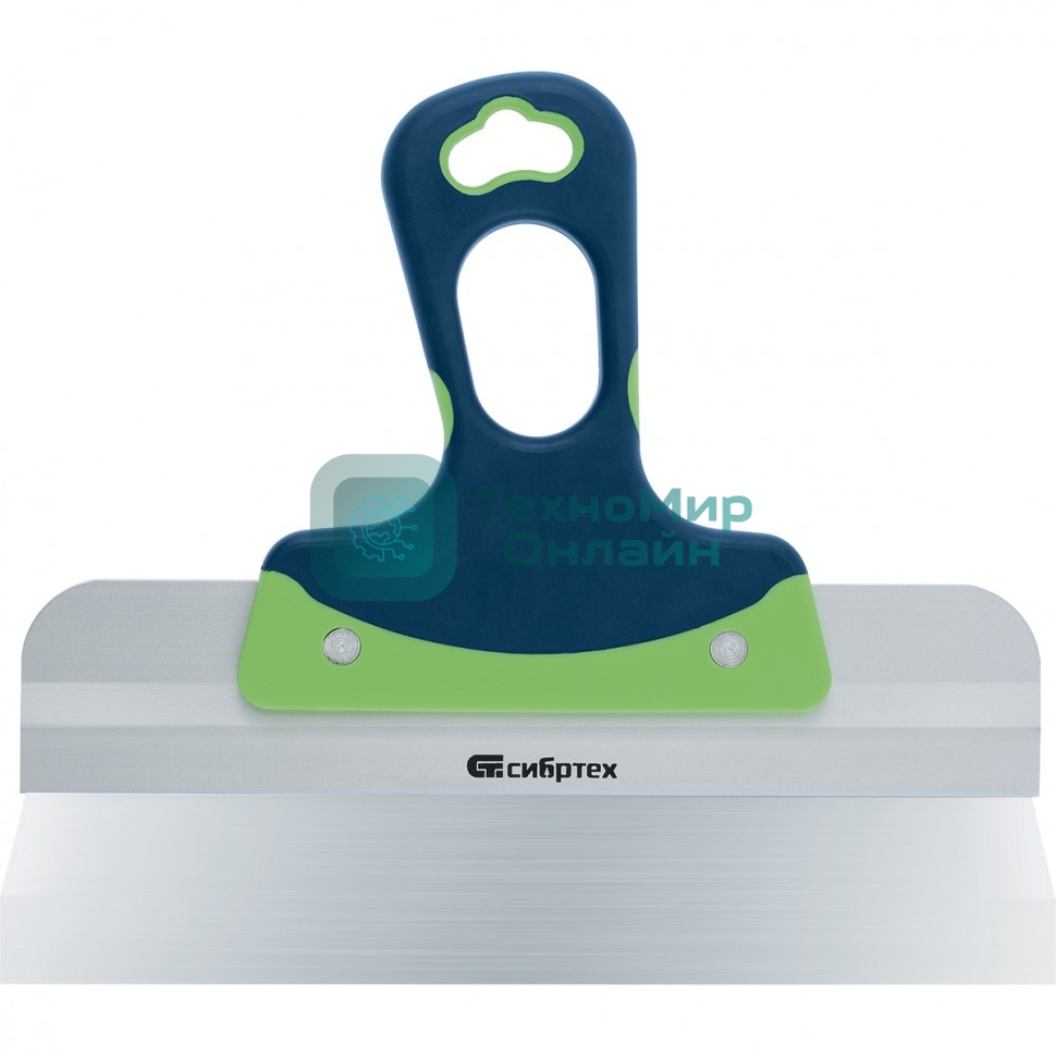 Шпатель фасадный Сибртех, нержавеющая сталь, 350 мм, двухкомпонентная рукоятка