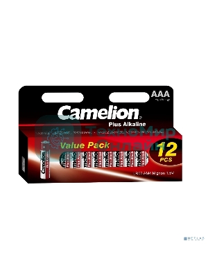 Батарейки Camelion Plus Alkaline BL12 LR03 (LR03-HP12, 1.5В) (12шт. в уп-ке)