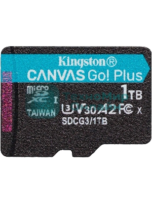 Карта памяти Kingston 1TB microSDXC Canvas Go Plus 170R A2 U3 V30 Card W/O ADP/ Kingston 1TB microSDXC Canvas Go Plus 170R A2 U3 V30 Card W/O ADP