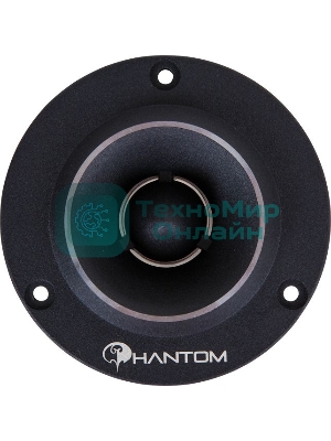 Колонки автомобильные Phantom MT30, 80Вт, 98дБ, 4Ом, 2.5 см, без решетки (1 дюйм) (ком.:2 кол.)