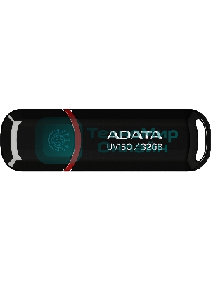 Флешка USB ADATA UV150 (AUV150-32G-RBK), 32Gb, USB 3.0, R/W 100/30, черный