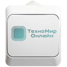 Переключатель 1-кл. ОП Этюд 10А IP44 бел. SchE BA10-046B