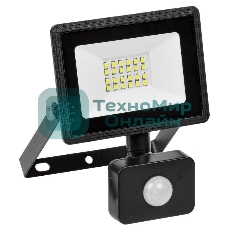 Прожектор IEK LPDO602-30-65-K02 СДО 06-30Д светодиодный черный с датчиком движения IP54 6500K
