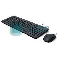 Комплект клавиатура+мышь HP 150 проводной, USB, 1600 DPI, чёрный