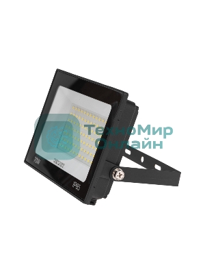 Прожектор светодиодный СДО Rexant 70Вт 5600Лм 6500К холодный свет, черный корпус