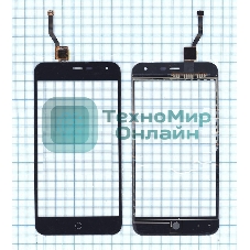 Сенсорное стекло (тачскрин) для Meizu M1 Mini черное