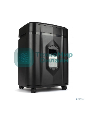 Шредер Heleos АП20-4 черный с автоподачей (секр.P-4) перекрестный 131лист. 20лтр. скрепки скобы пл.карты