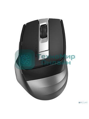 Мышь беспроводная A4Tech Fstyler FB35C серый/черный, 2000 dpi, радиоканал, Bluetooth, USB, кнопки - 6