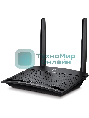 Роутер беспроводной TP-Link TL-MR100 N300 10/100BASE-TX/4G(3G) cat.4 черный