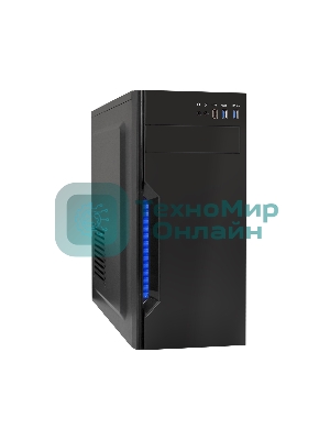 Компьютерный корпус Miditower ExeGate XP-333U-UNS400 (ATX, БП UNS400 с вент. 12см, 1хUSB/2хUSB 3.0, аудио, черный)