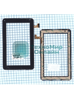 Сенсорное стекло (тачскрин) 10112-0A4945E, черное