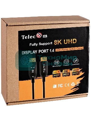 Активный оптический кабель Telecom DP1.4 8K@60Hz 30м TCG2130-30M