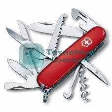 Нож перочинный Victorinox Huntsman (1.3713) 91мм 15функций красный карт.коробка