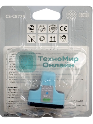 Картридж струйный Cactus CS-C8774 светло-голубой для №177 HP PhotoSmart 3213/3313/8253/C5183/C6183 (