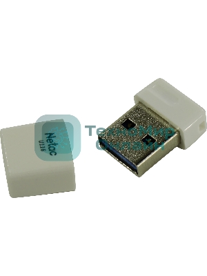 Флешка USB Netac U116 (NT03U116N-016G-20WH), 16Gb, USB 2.0, R/W 70/30, белый
