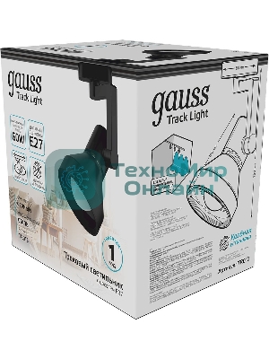 Система трековая Gauss 60Вт черный