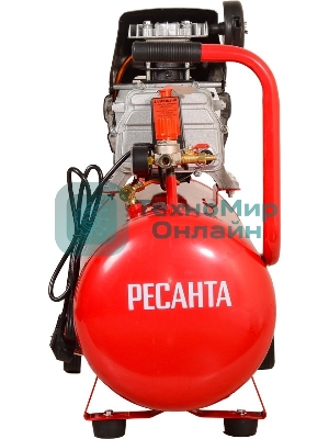 Компрессор поршневой Ресанта КП-50/300М масляный 300л/мин 50л 2000Вт красный/черный