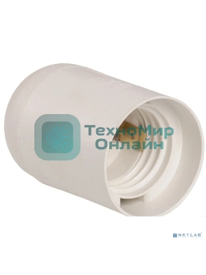 Патрон электрич. E27 Ппл27-04-К02 подвесной пластик бел. (с этикет.) IEK EPP10-04-01-K01