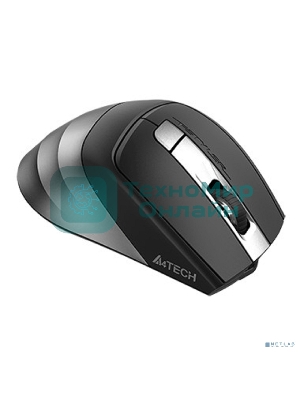 Мышь беспроводная A4Tech Fstyler FB35C серый/черный, 2000 dpi, радиоканал, Bluetooth, USB, кнопки - 6