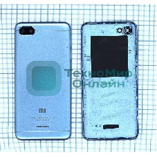 Задняя крышка для Xiaomi Redmi 6A синий